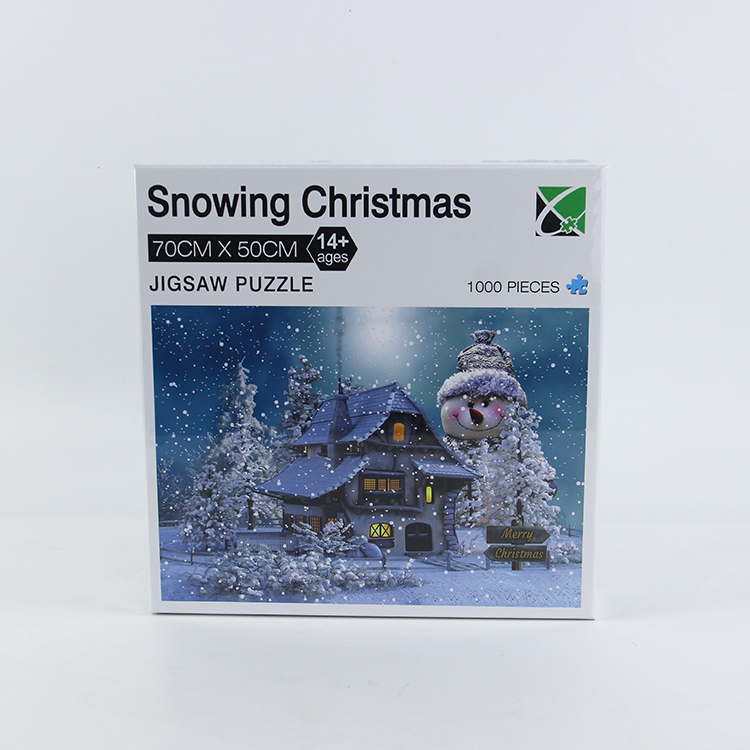 Wholesale Jigsaw Puzzle Custom Printed 500 1000 piece Thick Chipboard